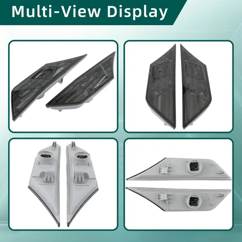 Vista 2 de AUTOKAY Lámpara de señalización lateral con bombillas LED para Honda Civic 2016-2021-Smoke