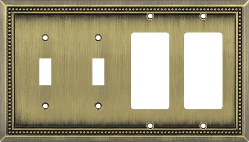 Vista 80 de Henne Bery Sunken Pearls Placa de Pared Decorativa de Servicio Pesado Placa de Interruptor Cubierta de Tomacorriente