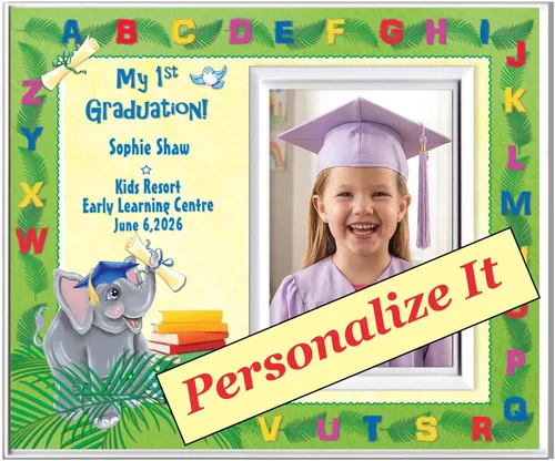Vista 12 de Mi primera graduación, volver a la escuela, marco de fotos de regalo