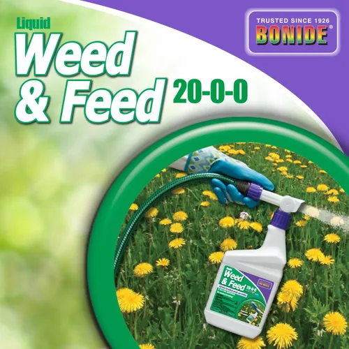 Vista 8 de Bonide Liquid Weed & Feed 20-0-0, 32 oz listo para rociar control de malezas y fertilizante para uso en césped y jardín al aire libre
