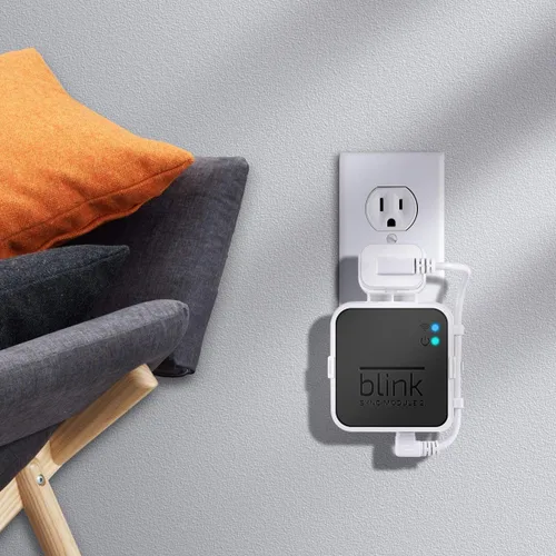 Vista 2 de FoMass Soporte de pared para Blink Sync Module 2, soporte de montaje para cámara Blink al aire libre y sistema de cámara de seguridad Blink