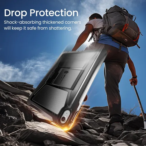 Vista 5 de ZtotopCase - Funda para iPad Air 4 de 10,9 pulgadas 2020, protector de pantalla integrado, funda protectora completa a prueba de golpes, compatible