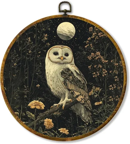 Vista 21 de Hiuwevt Decoración de pared ovalada rústica para el día de la lavandería, impresiones de lienzo retro con marco de perro de campo, decoración