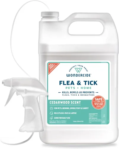 Vista 8 de Wondercide - Spray para pulgas, garrapatas y mosquitos para mascotas y hogar con aceites esenciales naturales - Asesino, control, prevención