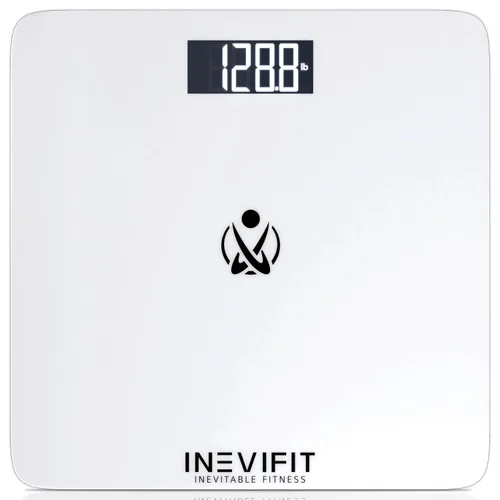 Vista 8 de INEVIFIT Báscula de baño, báscula digital de baño de alta precisión, mide un peso de hasta 400 libras. Incluye
