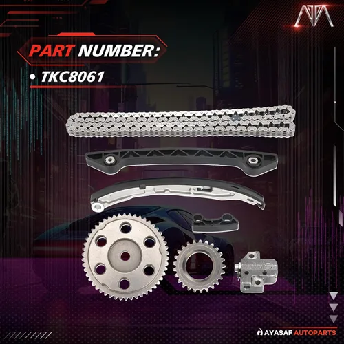 Vista 3 de MAYASAF Kit de cadena de distribución del motor para Mazda 3 2004-2007 2.0L, para Mazda 5 2006/2007, para Mazda 6 2003-2007 2.3L, para Mazda Tribute