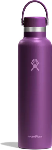 Vista 20 de Hydro Flask Botella de agua – Acero inoxidable aislado – Antiderrames, a prueba de fugas en 21 oz Tonal Trillium