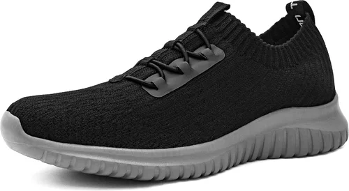 Vista 15 de TIOSEBON - Zapatos de caminar sin cordones para mujer, ligeros, casuales, para correr 02122 Gris