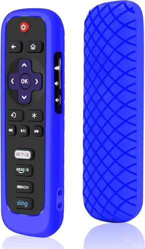 Vista 13 de Funda para mando a distancia Roku, cubierta de batería para TCL Smart TV Steaming Stick, funda protectora de silicona para control remoto universal
