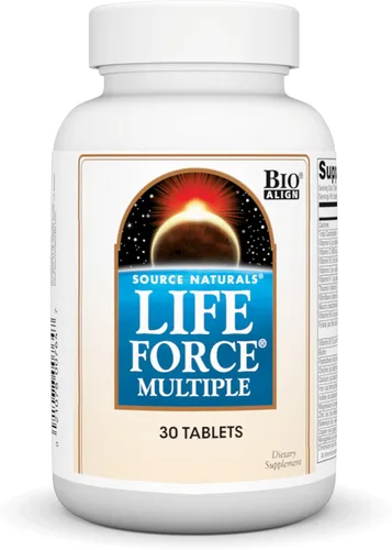 Source Naturals Life Force Multivitamínico diario múltiple Vitaminas esenciales de alta potencia, minerales, antioxidantes y nutrientes – Energía y