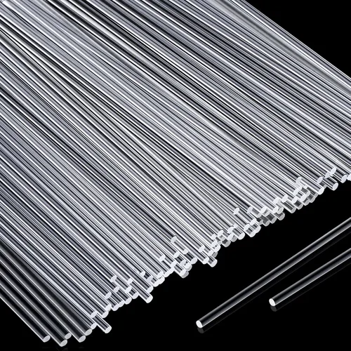 Vista 9 de Vicenpal - 120 piezas de varillas de acrílico transparente de 4 pulgadas; varillas de acrílico de 1/8 de pulgada de diámetro, varillas redondas