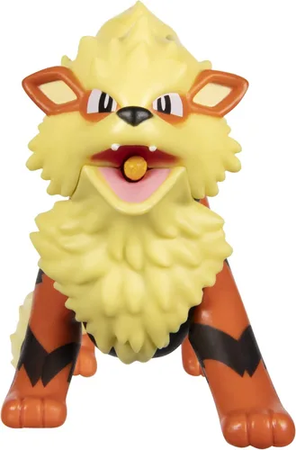 Vista 3 de Pokemon Figura de batalla Arcanine, Charmeleon y Cyndaquil exclusiva de 3 pulgadas, paquete de 2