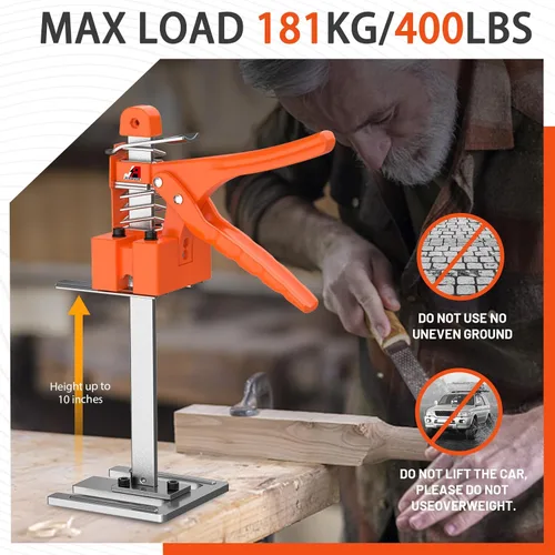 Vista 5 de Paquete de 2 manijas de brazo de ahorro de mano de obra, gato de construcción de 15 pulgadas, gato multifuncional para muebles para instalar