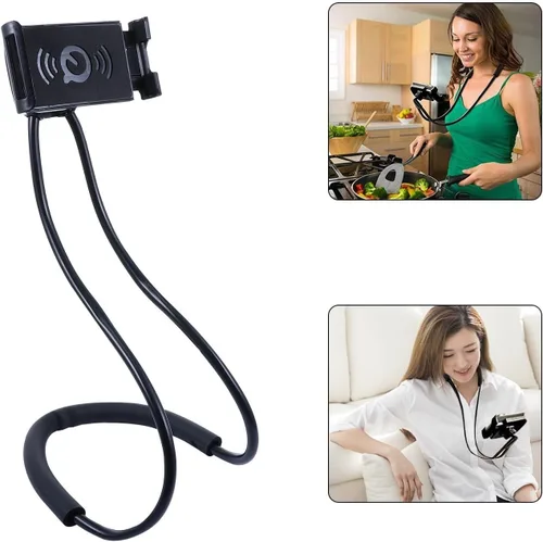Vista 8 de Hemobllo Soporte para teléfono móvil - Soporte para teléfono celular Lazy Soporte para teléfono celular Soporte universal para teléfono