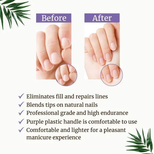 Vista 4 de SuperNail Winning Nails - Pulidor de uñas de gamuza de 7 pulgadas, pulido de uñas de alto brillo para uñas naturales, paquete de 2