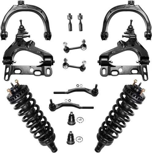 Vista 15 de Detroit Axle - Kit de suspensión RWD Front End de 16 piezas para Chrysler 300 Dodge Charger Challenger 11-14, 6 brazos de control, 4 barras