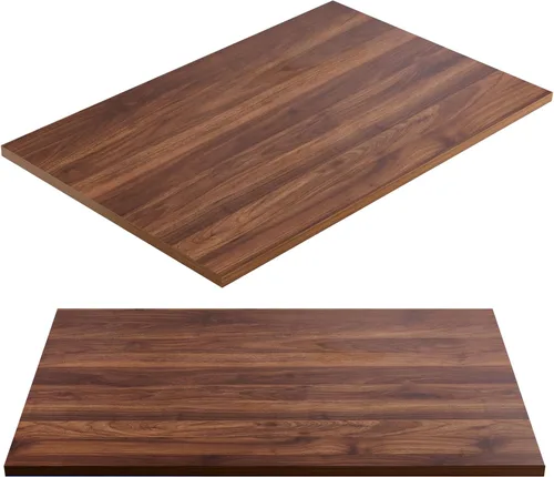 Vista 12 de Kaboon Mesa universal de 24 x 24 pulgadas, paquete de 2, solo encimera reversible de melamina, uso doméstico o comercial en interiores, 1 pulgada