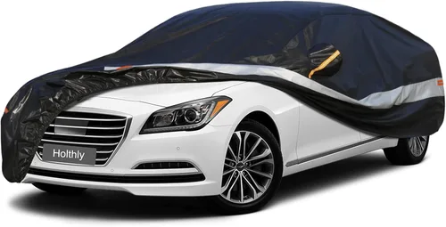 Vista 15 de Funda para automóvil sedán, ajuste personalizado para Cadillac CT5 2019-2025, 100% impermeable, transpirable, para exteriores, protección contra