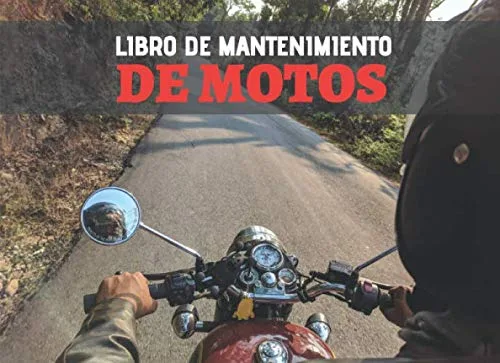 Libro de Mantenimiento de Motos Registro de mantenimiento y reparación de motocicletas - 20,96 cm x 15,24 cm, 101 páginas - Páginas prefabricadas