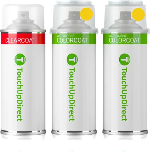 Vista 373 de TouchUpDirect QM1 Cloud White compatible con Pintura de retoque en aerosol Nissan Exact Match - Kit esencial