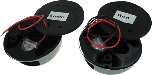 Vista 4 de Pactrade Marine Luces LED de estribor verde horizontal del puerto rojo de la navegación SS304