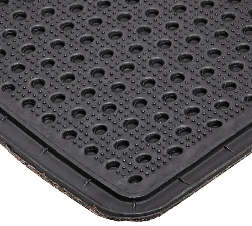 Vista 2 de Tapete NoTrax 150 para la entrada principal y áreas de tráfico pesado con recogedor de agua, Marrón, 1