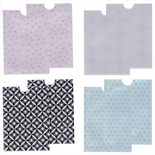 Juego de 8 fundas para tarjetas de crédito, 8 fundas de bloqueo RFID, protección contra robo de identidad para hombres y mujeres, diseño elegante y