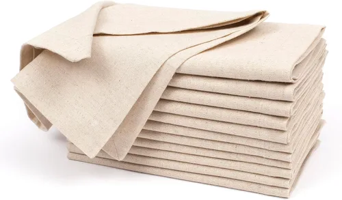 Vista 44 de Servilletas de tela para uso diario, 100% algodón, 18 x 18 pulgadas, color aguamarina, servilletas de boda, servilletas de cóctel, servilletas