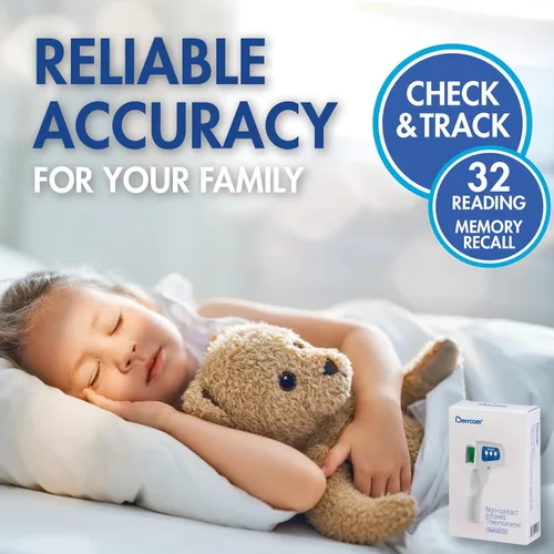 Vista 5 de Veridian - Termómetro sin contacto de mano Fahrenheit/Celsius, pantalla LCD 09-178