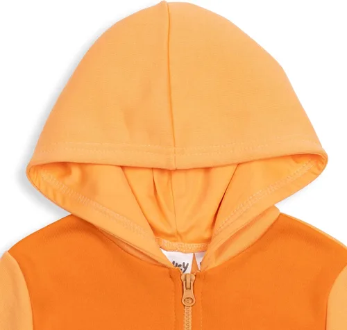 Vista 3 de Bluey Sudadera con capucha de forro polar con media cremallera para niños pequeños a grandes Azul