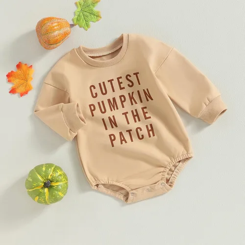 Vista 3 de Ropa de Navidad para bebé, niña, niño, sudadera de Papá Noel, mameluco de manga larga de gran tamaño, traje de otoño e invierno