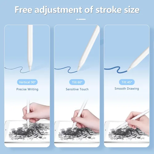 Vista 5 de Caja de Almacenamiento con Tapa y Paquete de 5 Puntas de Lápiz para Apple Pencil de 1ª Generación y Apple Pencil de 2ª Generación, Estuche Protector