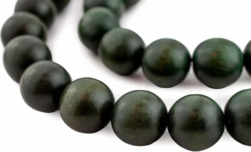 Vista 145 de TheBeadChest: cuentas de madera redondas naturales de 0.315 pulgadas, cuentas de madera sueltas espaciadoras para fabricar joyas, 4 tamaños