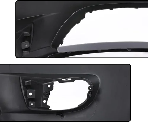 Vista 6 de CHEDA Cubierta de parachoques delantero con orificios para lámpara antiniebla imprimada compatible con Hyundai Tiburon 2005-2006 865112C500 HY1000153