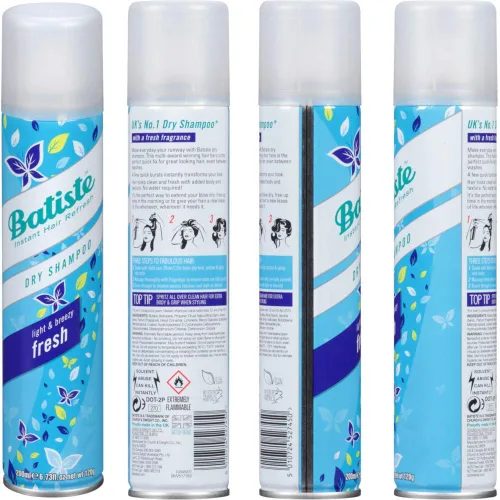 Vista 3 de Batiste Champú seco fresco 6.73 onzas (6.7 fl oz) (paquete de 3)