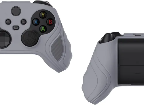 Vista 7 de PlayVital Scorpion Edition - Funda de silicona antideslizante de dos tonos para el controlador Xbox Series XS, funda de goma suave para control