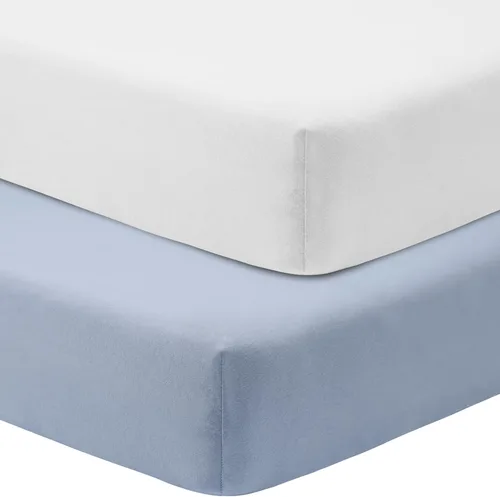 Vista 17 de GUNTAIL Sábanas para cuna de bebé para niños y niñas, paquete de 2 sábanas ajustables para cuna estándar y colchón de niño pequeño, sábana