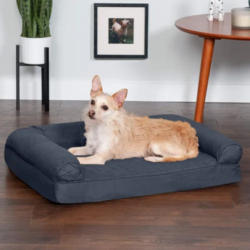 Vista 36 de Furhaven - Cama ortopédica para perros, estilo sofá, acolchada, con funda extraíble y lavable, color gris hierro, tamaño jumbo plus (XXL)