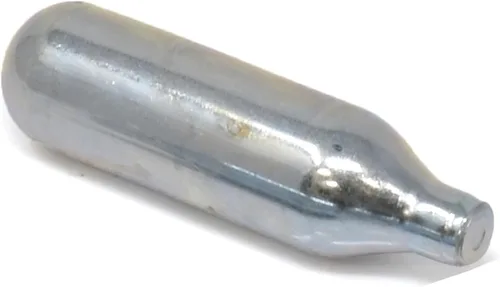 Vista 6 de Cartuchos de CO2 sin roscar de 0.28 oz, paquete de 10 cartuchos de cilindro compacto de alto grado no roscado para pistolas de pimienta, pistolas