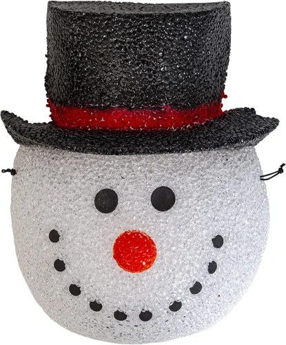 Vista 2 de Besti - Cubierta de luz de porche de muñeco de nieve para vacaciones y decoraciones de Navidad Acrílico flexible y resistente a la intemperie