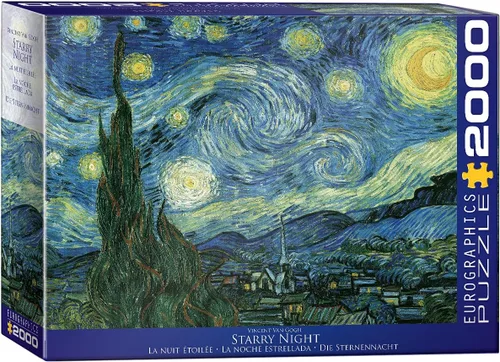 EuroGraphics Noche estrellada por Vincent Van Gogh Puzzle (2000 piezas)