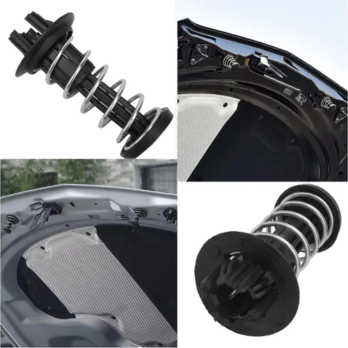 Vista 2 de 2 piezas de resorte de seguridad para capó compatible con 2008-2015 M-ercedes W204 W212 X204 C300 C350 A2048800227