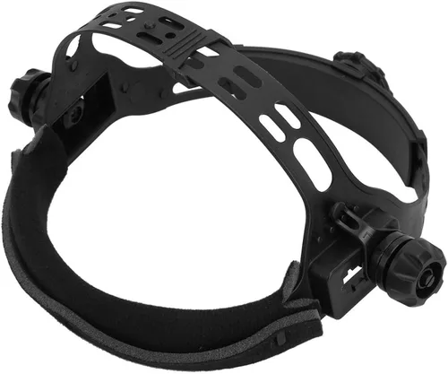 Diadema para casco de soldadura, 11.0 x 7.9 x 4.7 in, ajustable, con diseño de perilla, accesorios de casco de oscurecimiento solar (negro)