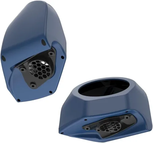 Vista 585 de Advanblack Alpine Green Tour Pack - Paquete de altavoces de 6.5 pulgadas, carcasa de audio trasera, color a juego, ajuste Harley King Tour Pack