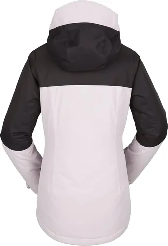 Vista 2 de Volcom Chaqueta con capucha Bolt para mujer, con aislamiento para snowboard y esquí, Negro