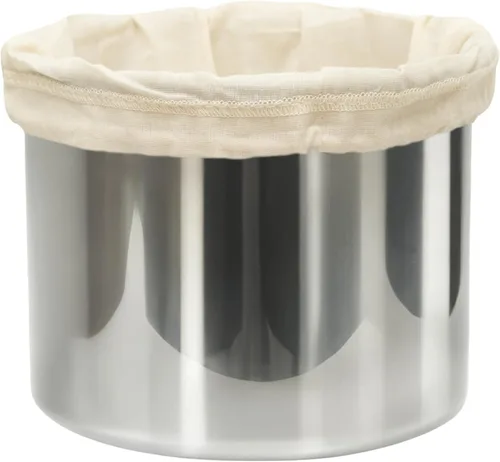 Vista 3 de Bolsas coladoras de gelatina reutilizables – Bolsas coladoras de jugo 100% algodón orgánico – grandes, reutilizables, lavables y biodegradables
