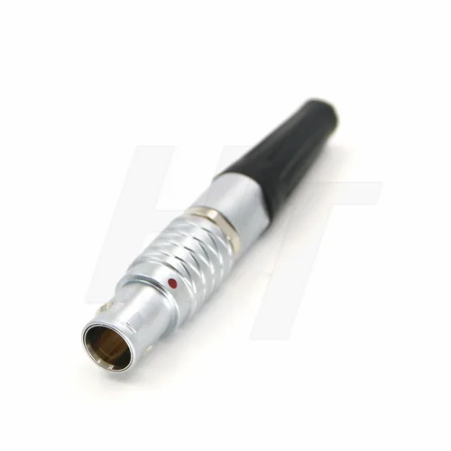 Vista 8 de HangTon FHG.0B - Conector de alimentación de ángulo recto de 2 pines, enchufe circular de cable macho para ARRI, monitor de cámara, batería EVF