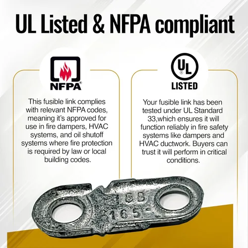 Vista 7 de Enlace fusible 165 grados Dayton 2TGJ3 para amortiguadores contra incendios