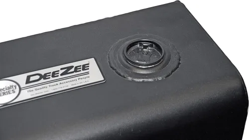 Vista 6 de Dee Zee DZ91754SB (50 galones) Tanque de transferencia en forma de L - Acero negro