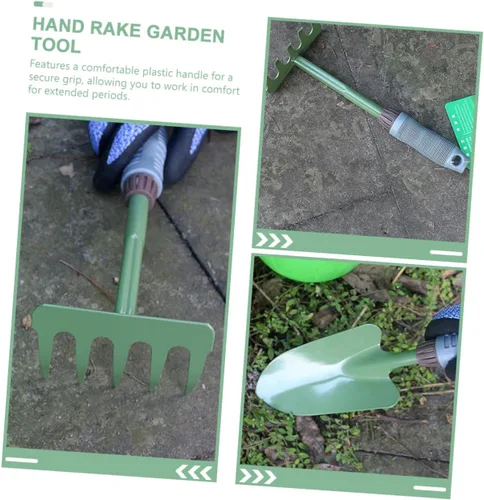 Vista 7 de KESYOO 1set Garden Shovel and Rake Gardening Tools for Soil Excavation Essential Gardening Accessories for Weeding and Planting